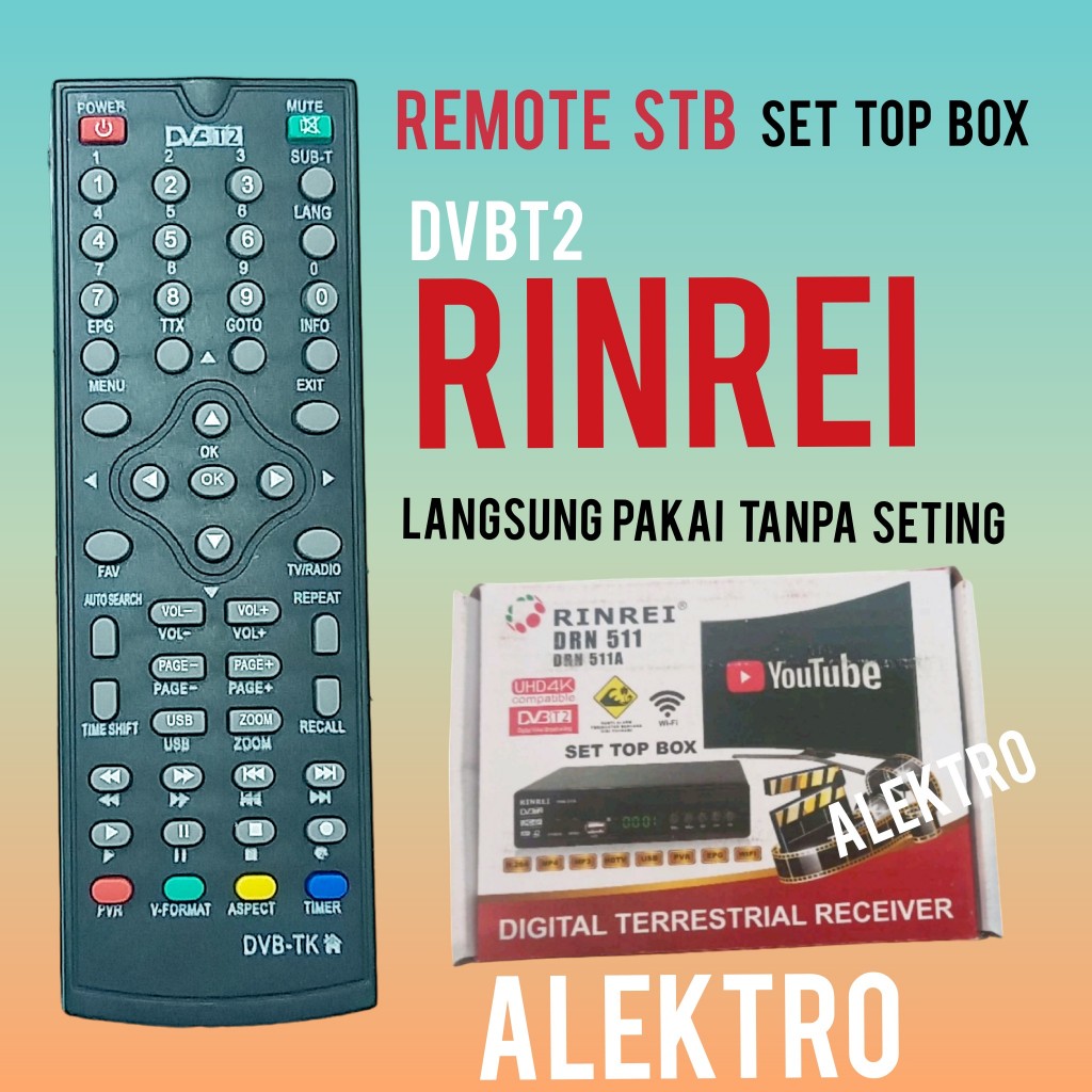 Remote set top box Rinrei stb remot