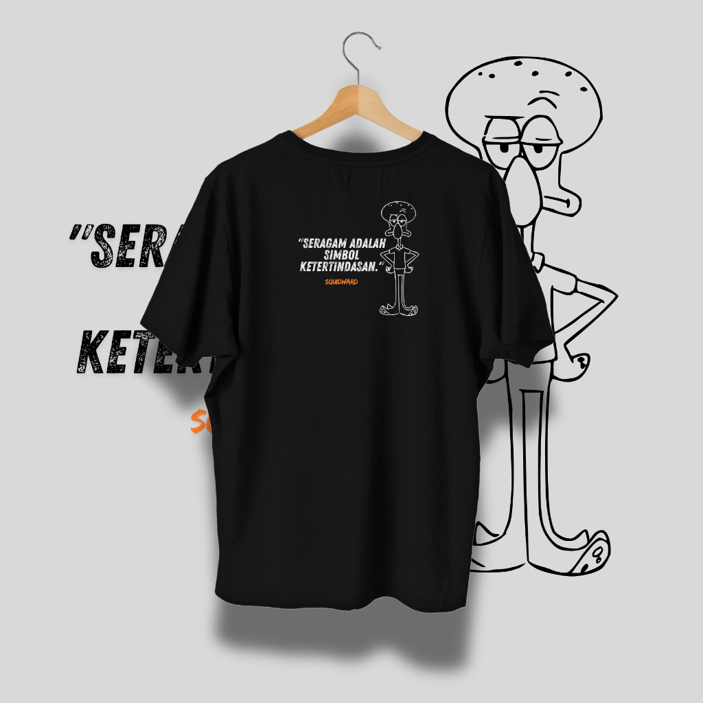 kaos kata kata motivasi cartoon spongebob squarpant