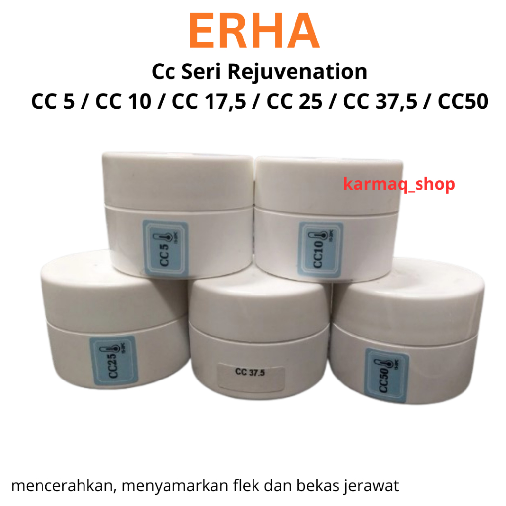 Erha Corrective Cream ( CC 5, CC 10, CC 17,5, CC 25, CC 37,5 & CC 50 ) - Cream Malam ERHA