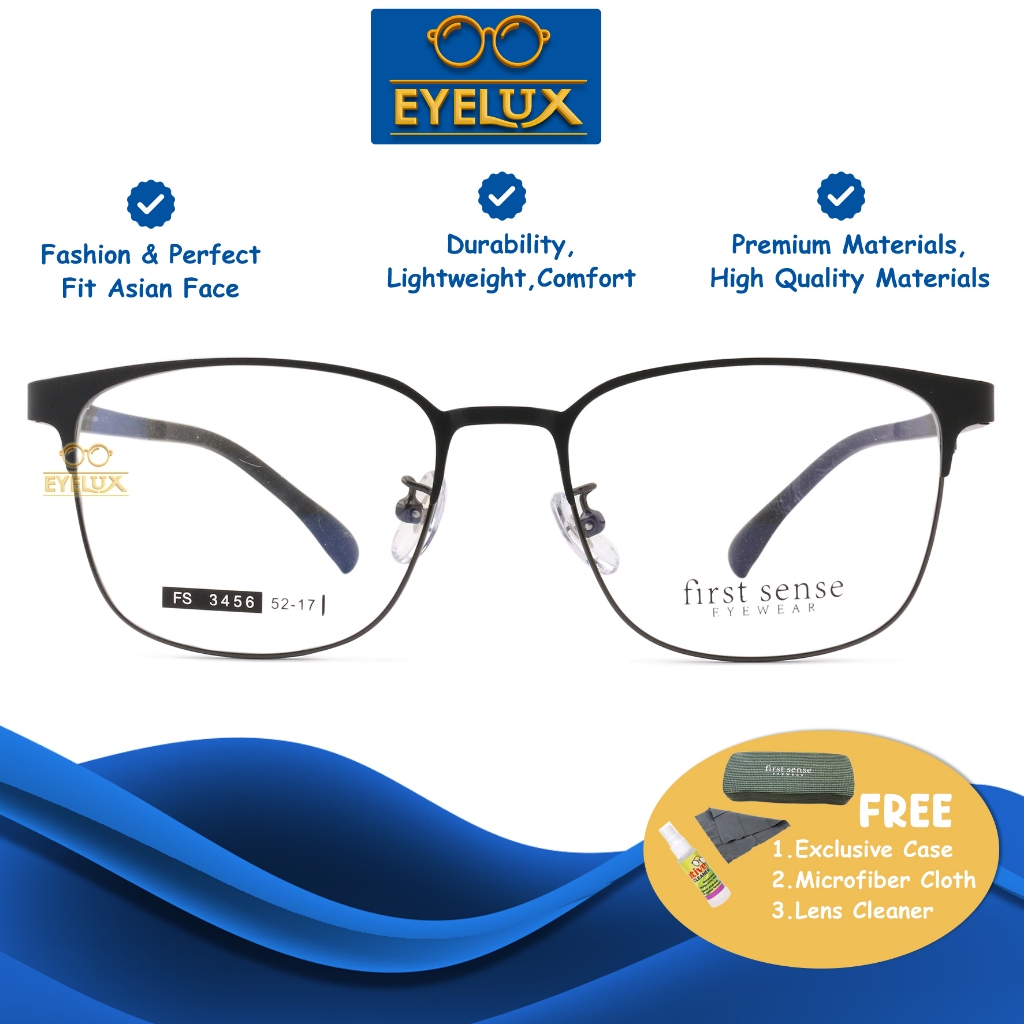 Firstsense  Eyewear / FS 3456 / 52-17 / Frame Kacamata Firstsense Eyewear ORIGINAL