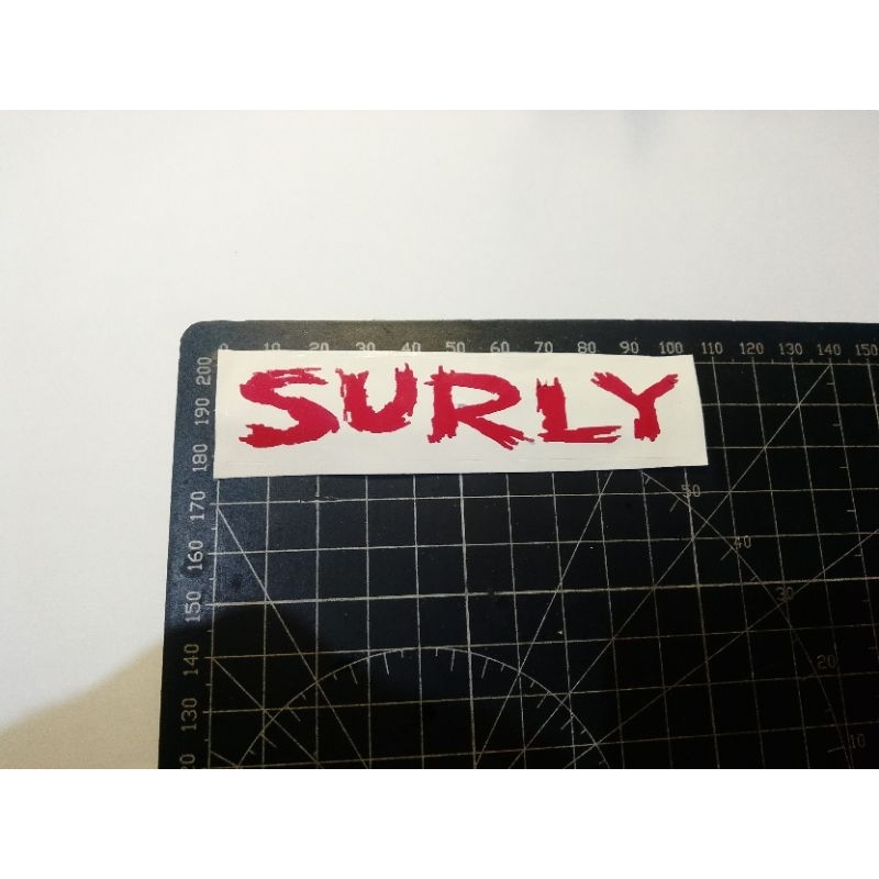 

stiker cutting surly