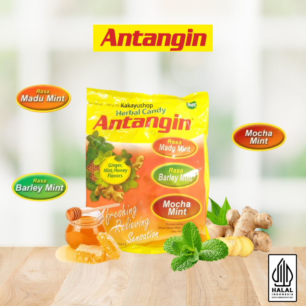 

ANTANGIN Herbal Candy Permen 100gr 50 Butir @2gr - Makanan