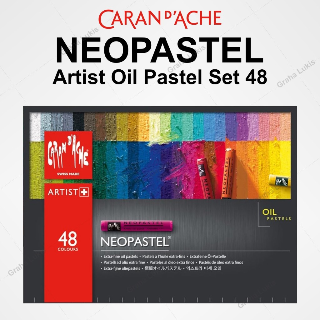 

Carand'ache Neo Pastel Set 48 / Crayon Neopastel 48 Oil Pastel