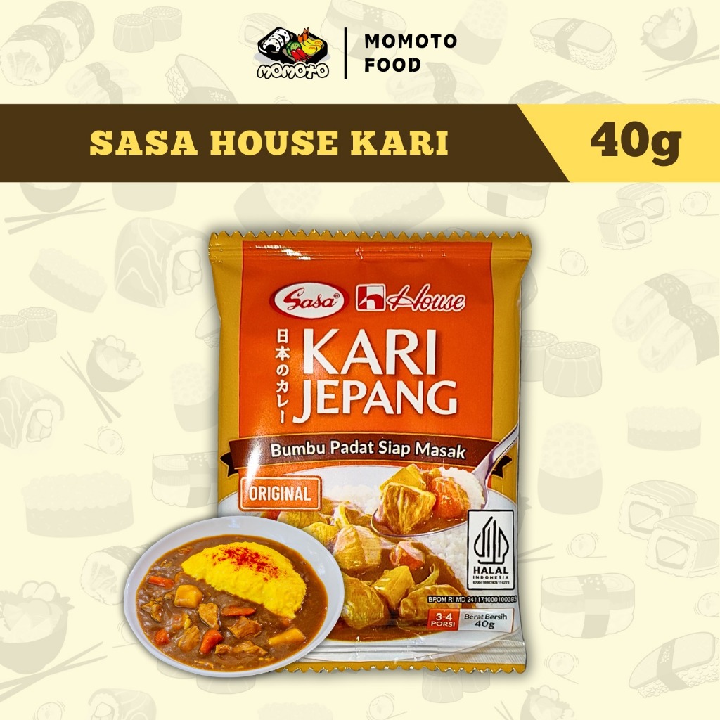 

Sasa House Kari Jepang 40 gram Bumbu Padat Siap Masak Kare Halal