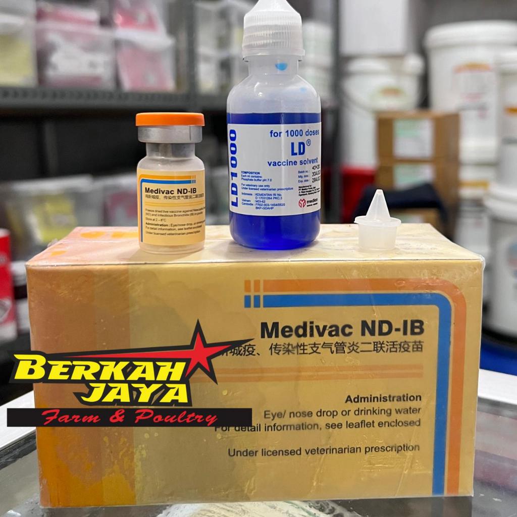 Vaksin ND IB Medivac Ayam Unggas Medion - 1000ds