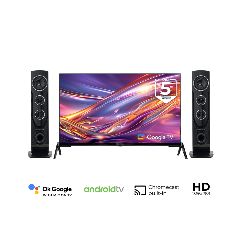 LED – POLYTRON – 32TG9055 GOOGLE TV- KHUSUS AREA SALATIGA