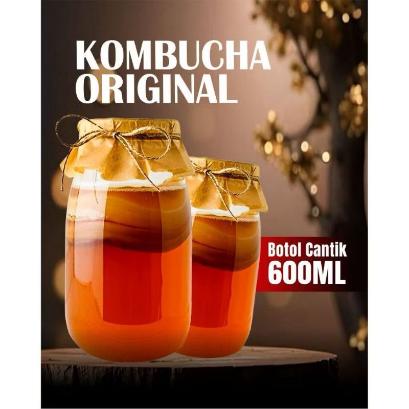 

(Paket2Botol)(BUKAN BOTOL CANTIK) KOMBUCHA ORIGINAL
