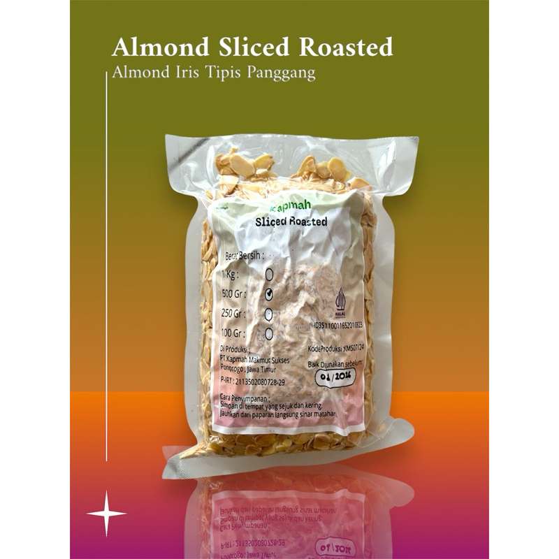

Almond Sliced / Kacang Almond Iris Tipis / Topping