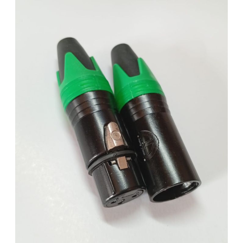 JECK / JEK / JACK CANON XLR AUDIO MALE + FEMALE SEPASANG  Mudah Disolder Bagus Jek Audio
