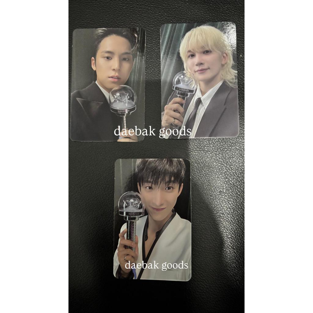 Photocard caratzone seventeen right here in asia dk jeonghan mingyu