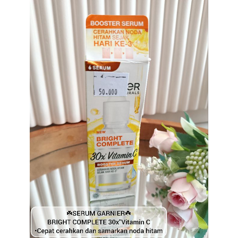 SERUM GARNIER 30ml || VITAMIN C || SAKURA || ANTI ACNE