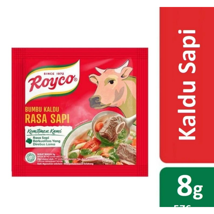 

ROYCO BUMBU PENYEDAP SPESIAL 8gr KALDU RASA SAPI AYAM UNILEVER BUMBU MASAK MAKANAN KEBUTUHAN MEMASAK INSTAN SPESIAL EKSTRAK DAGING SACHET ECERAN ECER RENCENG RENCENGAN 8 GRAM