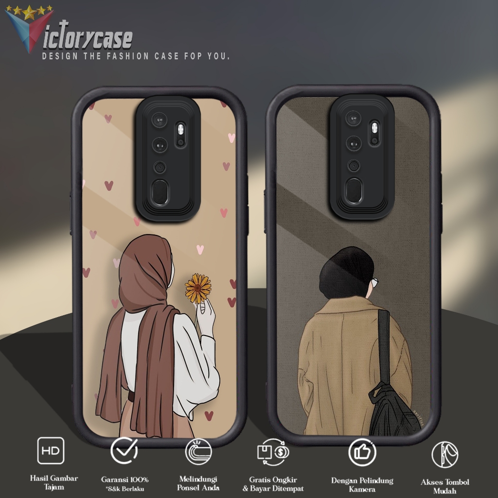 Case Premium Compatible For OPPO A5 A9 2020 Motif [ HJB ] Casing Softcase Glossy Anti Jamur