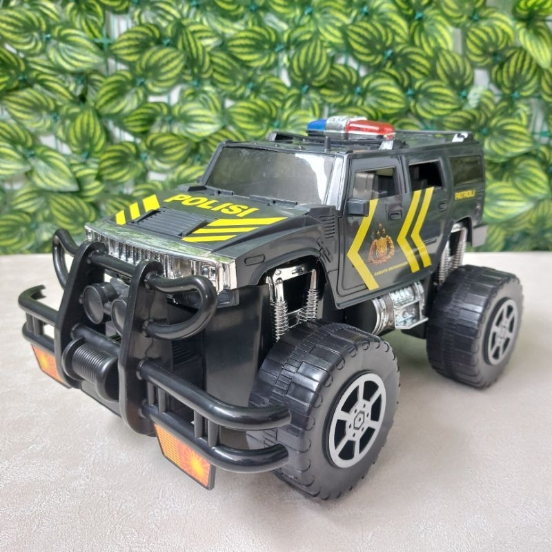 Mainan Jeep Mobil Polisi Sirine Police Car Jumbo - HKR 110