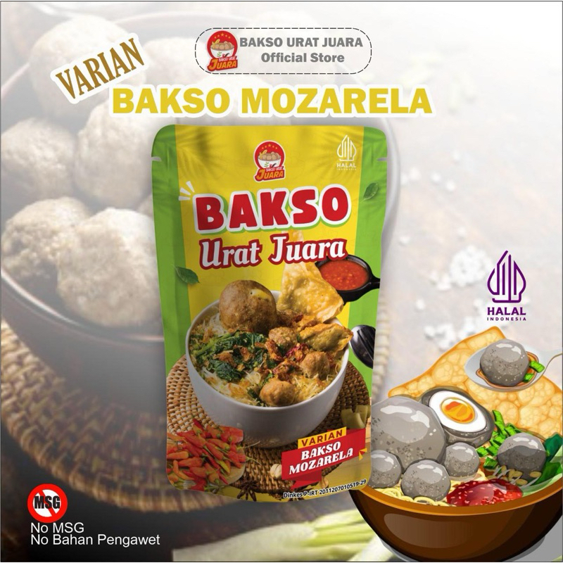 

BAKSO URAT JUARA VARIAN MOZARELLA