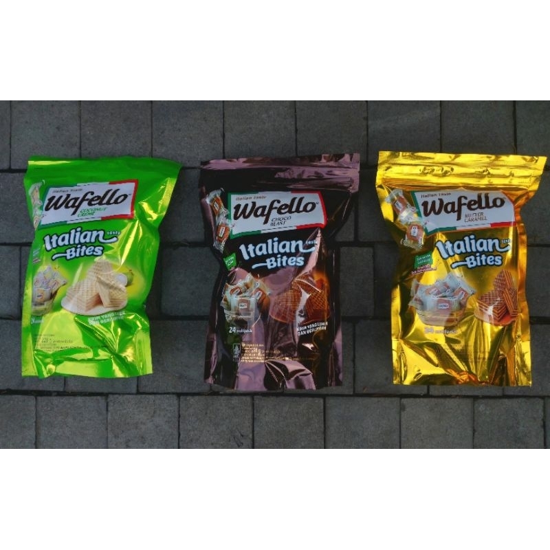 

WAFELLO ITALIAN BITE POUCH ISI 24PCS