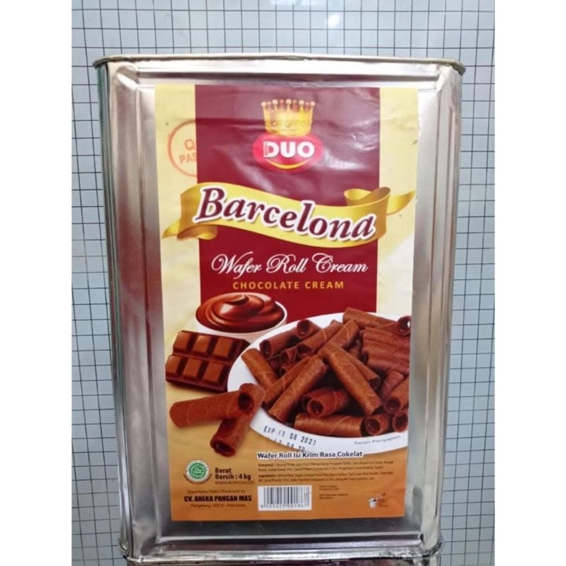 Astor barcelona kaleng berat 4 kg