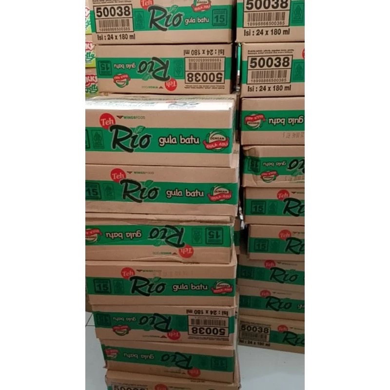 

teh rio 1 dus gula batu isi 24 pcs