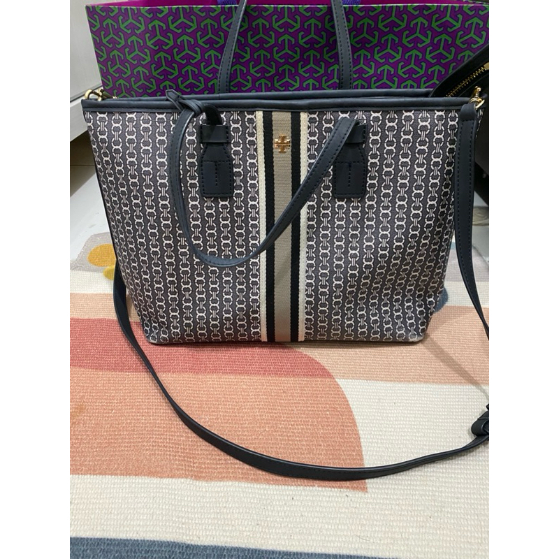 tory burch gemini link tote bag