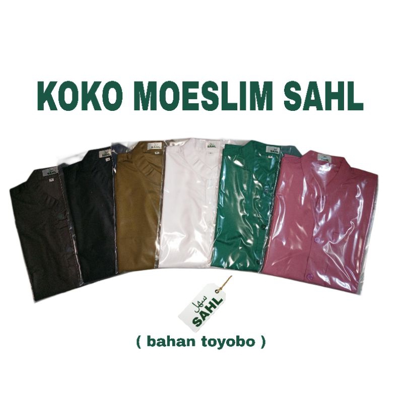 BAJU KOKO MUSLIM | KOKO SAHL | BAJU MUSLIM LENGAN PANJANG