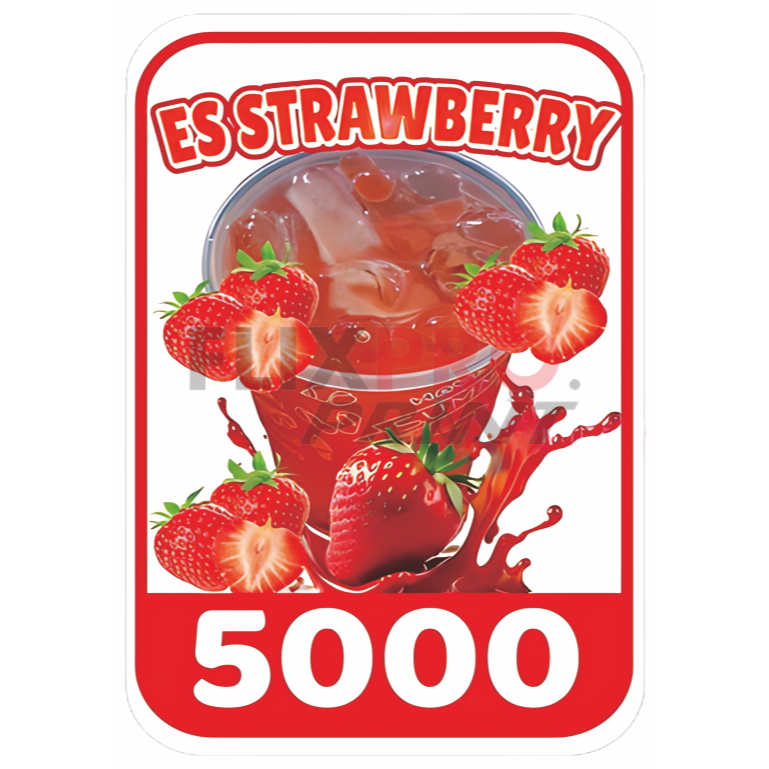 

STIKER ES STRAWBERRY (STIKER ANTI AIR)