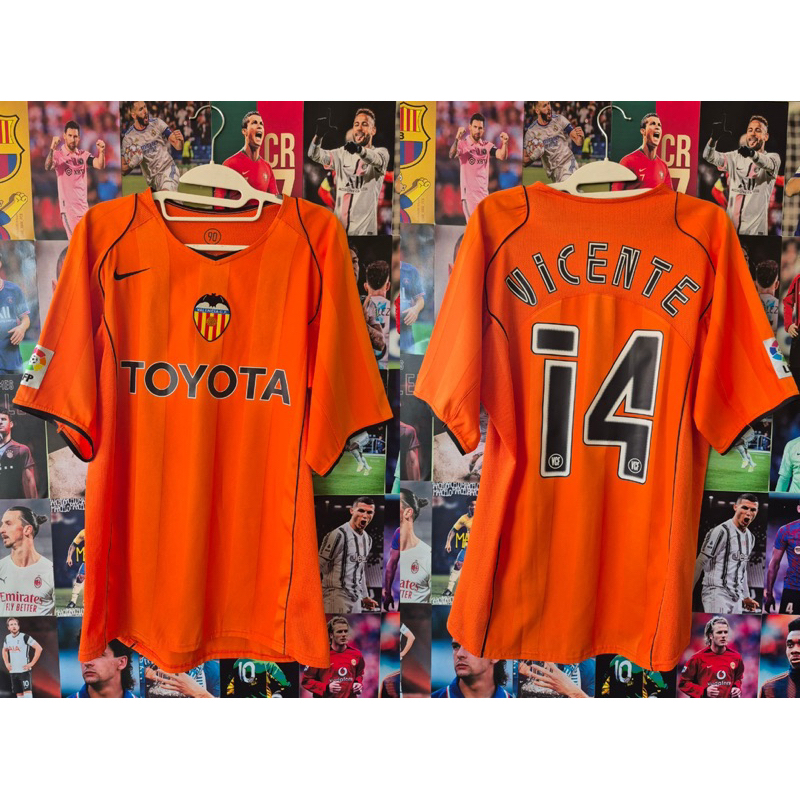 JERSEY ORIGINAL VALENCIA AWAY 2004/2005 VICENTE