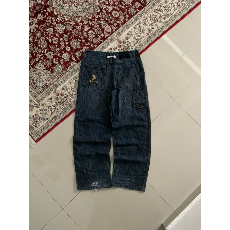 Vintage 2pac  Makaveli Y2k Capenter Denim