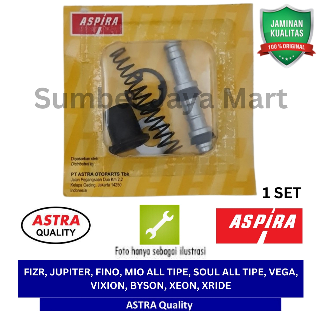 Seal Piston Silinder Master Rem Set JPZ YAMAHA FINO, MIO M3, XEON, SOUL GT 125 LED, JUPITER, VIXION,