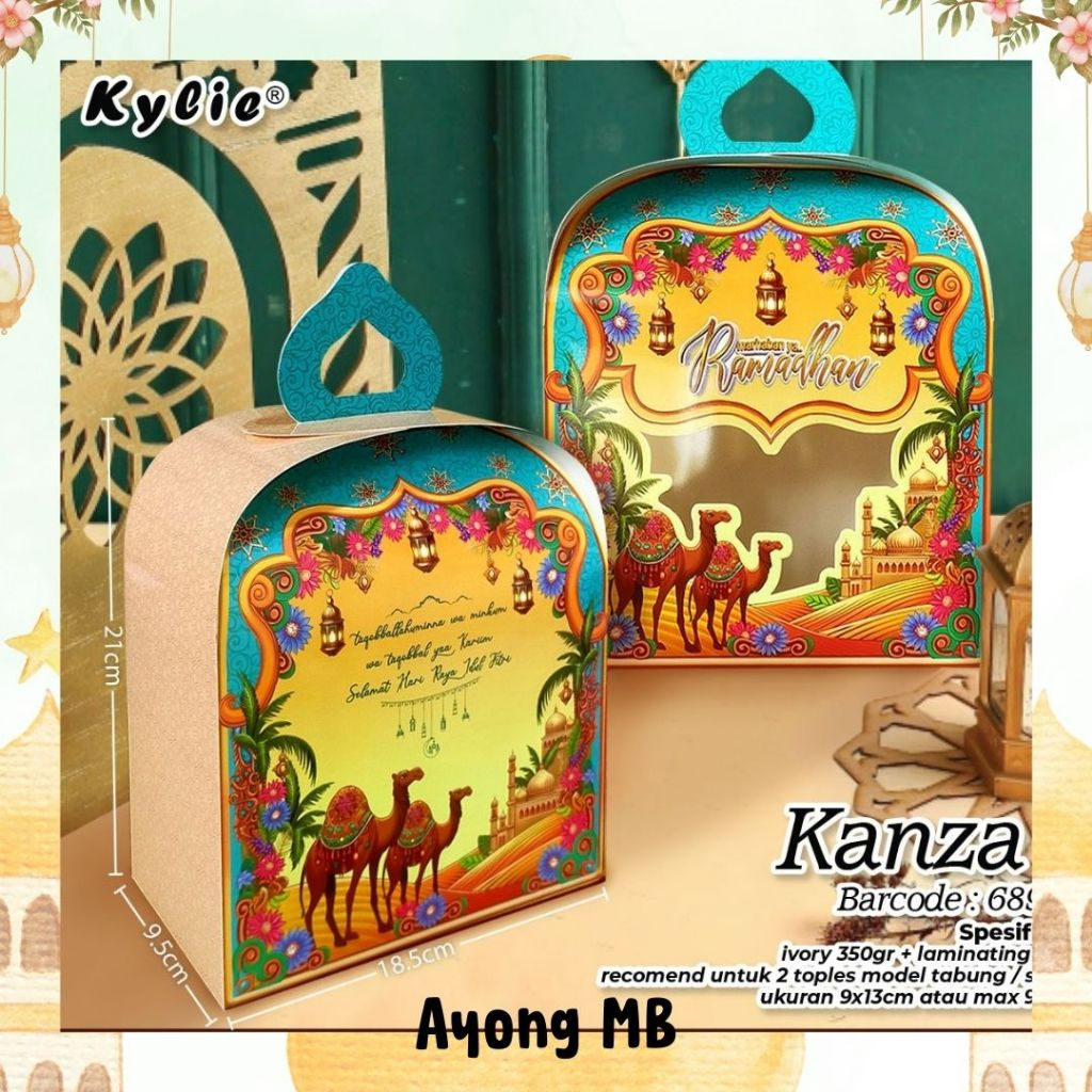 

(1PCS) BOX HAMPERS IDUL FITRI JAR 1000ML 2 / KOTAK LEBARAN / KOTAK HAMPERS LEBARAN