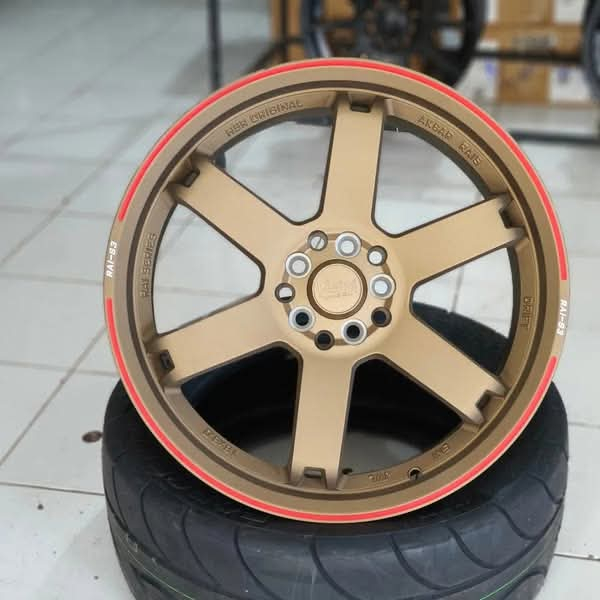 Velg TE37 R18 Original HSR RAI-S3 Pcd 5x100 5x114,3 Cocok Buat Brz,Zenix,Xpander,Innova Dll