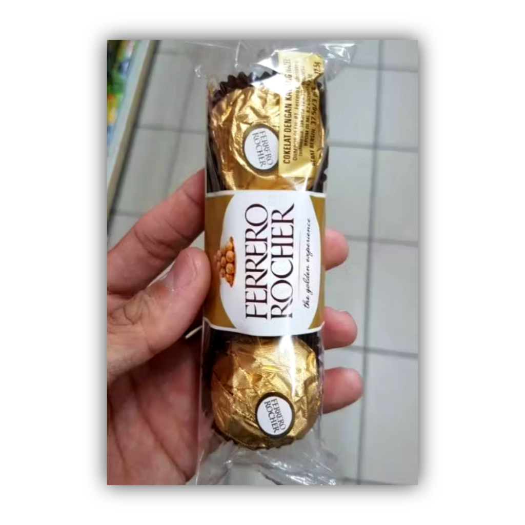 

Cokelat Ferrero Rocher Halal 3 Pcs 37gr - Snack Makanan - Food