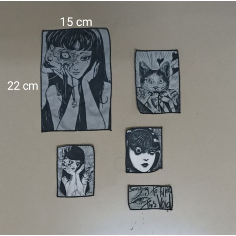 BACKPATCH TOMIE JUNJI ITO 5 PCS