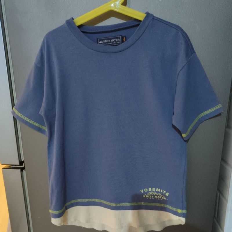 kaos katun anak kriff mayer umur 6-9 tahun