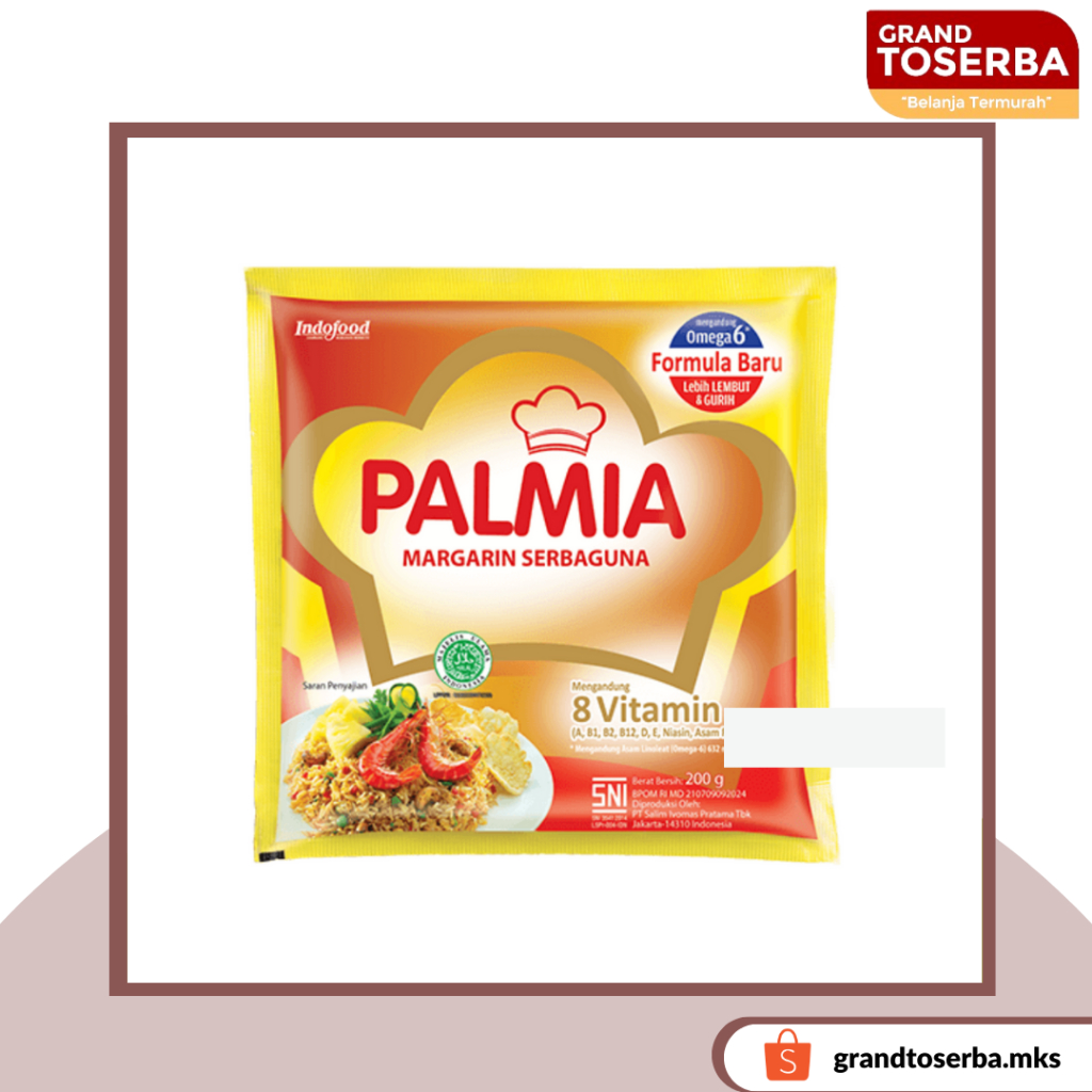 

Palmia Margarin Serbaguna 200g