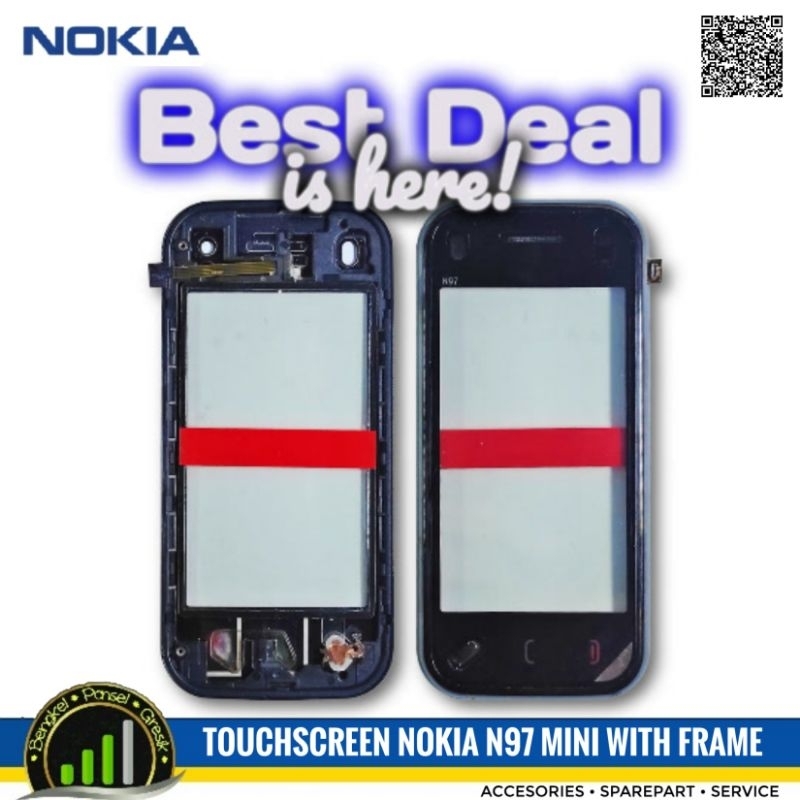 Touchscreen Nokia N97 Mini with Frame