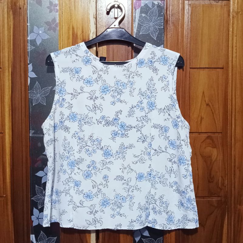 blus kutung bunga bunga