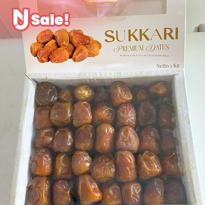 

[Grade A] Kurma Raja Kurma Sukari jumbo premium 1 kg
