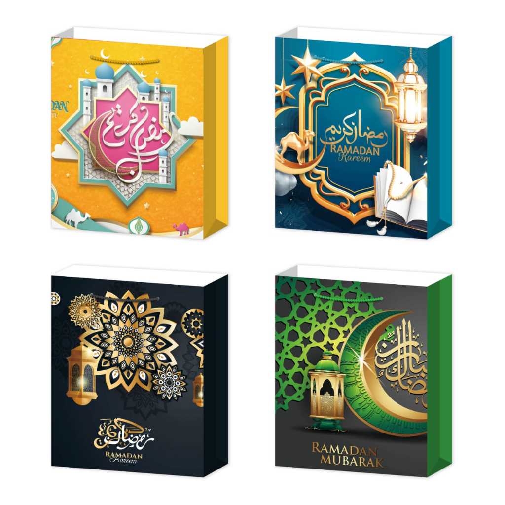 

Ideame PAPER BAG LEBARAN | Kemasan Hadiah Idul Fitri | Paperbag Kado Hampers | Paper Bag Kado Lebaran| Paper Bag Hari Raya THR | Paper Bag Motif Eid| Paper Bag Hampers | Paper Bag Ukuran S/M/L | Paper Bag Gantungan Tali - Eid