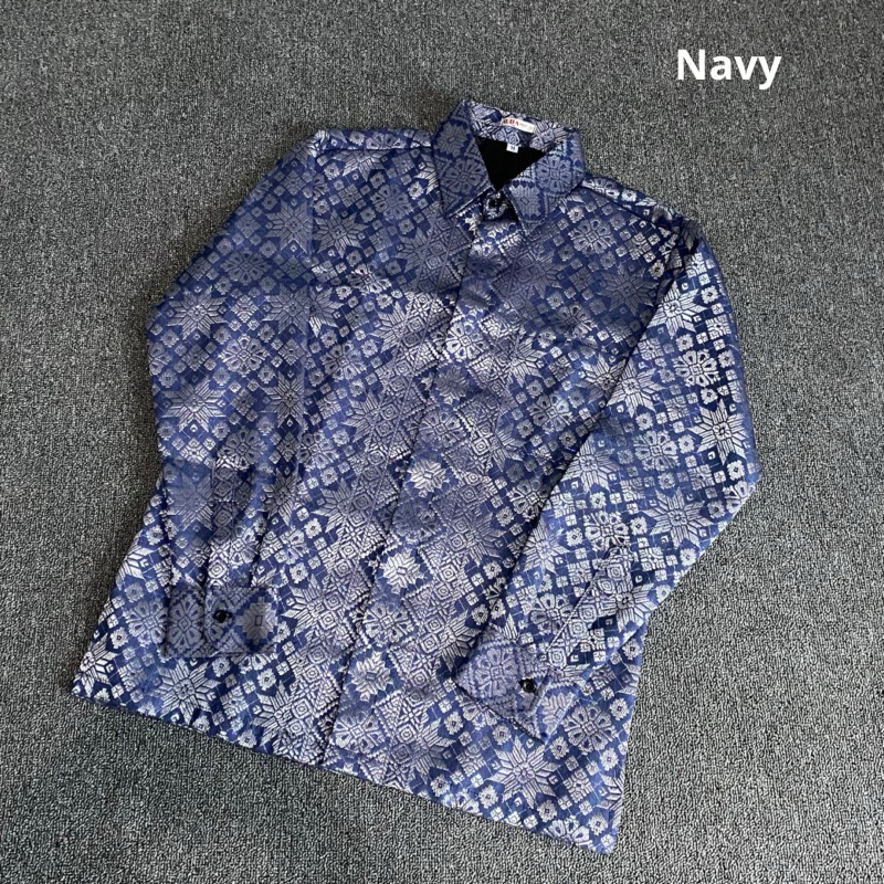 KEMEJA PRIA SONGKET ( ADA FURING ) KEMEJA SONGKET-KEMEJA PRIA SONGKET PALEMBANG