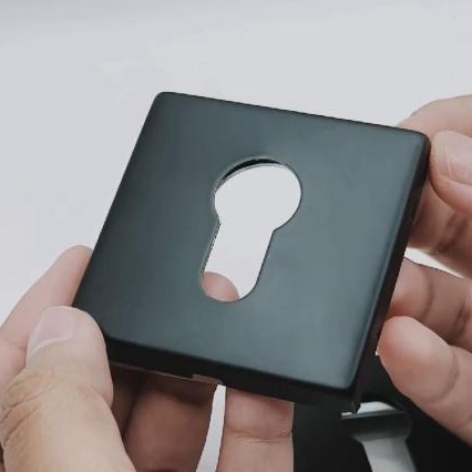 RING KUNCI PINTU KOTAK STAINLESS STEEL / RING KUNCI HITAM / RING KUNCI PINTU BLACK MATTE / TUTUP SIL