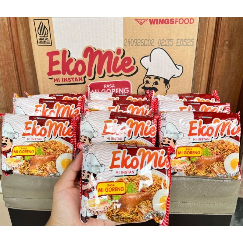 

Ekomie Goreng Mie Instan Terbaru 1 kardus isi 40 pcs x 60 gram