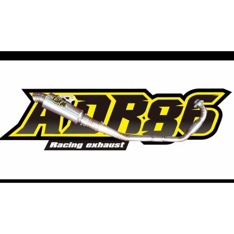 knalpot racing original ADR86 Racing exhaust yamaha jupiter mx boreup kompetisi