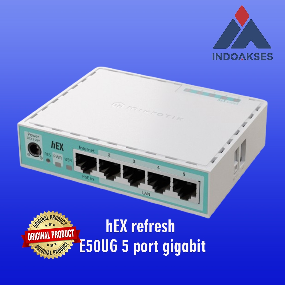 Mikrotik E50UG hEX Refresh Gigabit Router with RouterOS