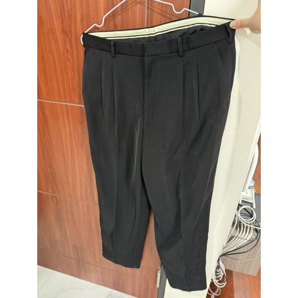 Celana Kain Pria CARDINAL Formal size 37 Hitam Pekat