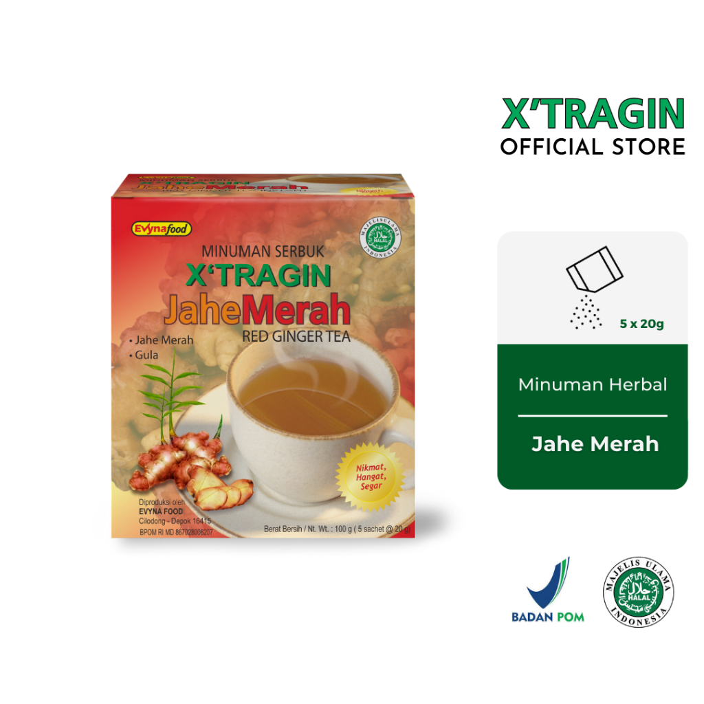 

X'TRAGIN Jahe Merah Minuman Bubuk