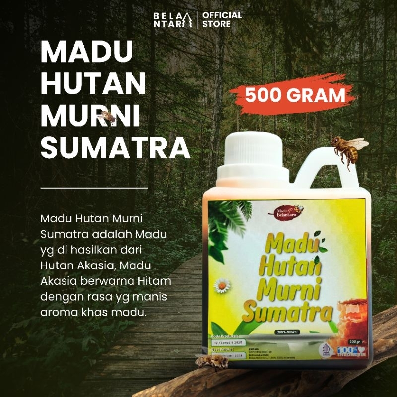 

Madu Hutan Murni Sumatra 500 gram