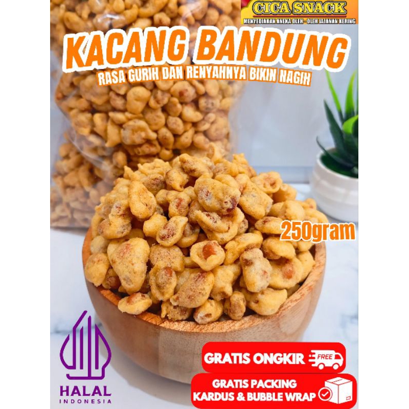 

Kacang Bandung Spesial Gurih Renyah 250gram