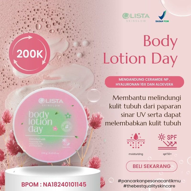 Body lotion day colista skincare