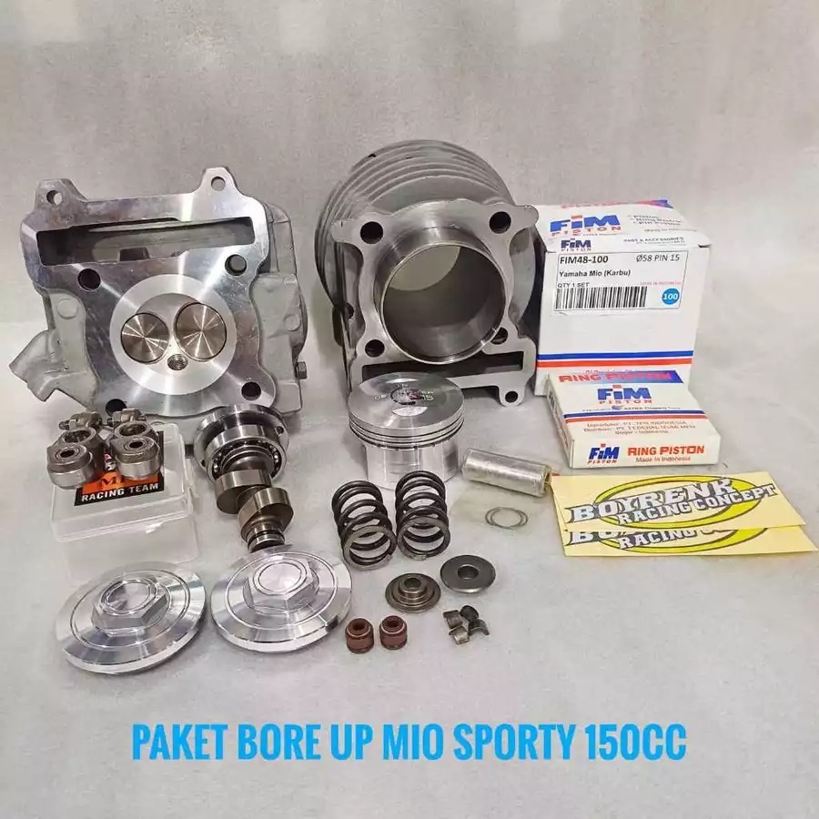 PAKET BORE UP MIO SPORTY 150CC - BOYRENK RACING