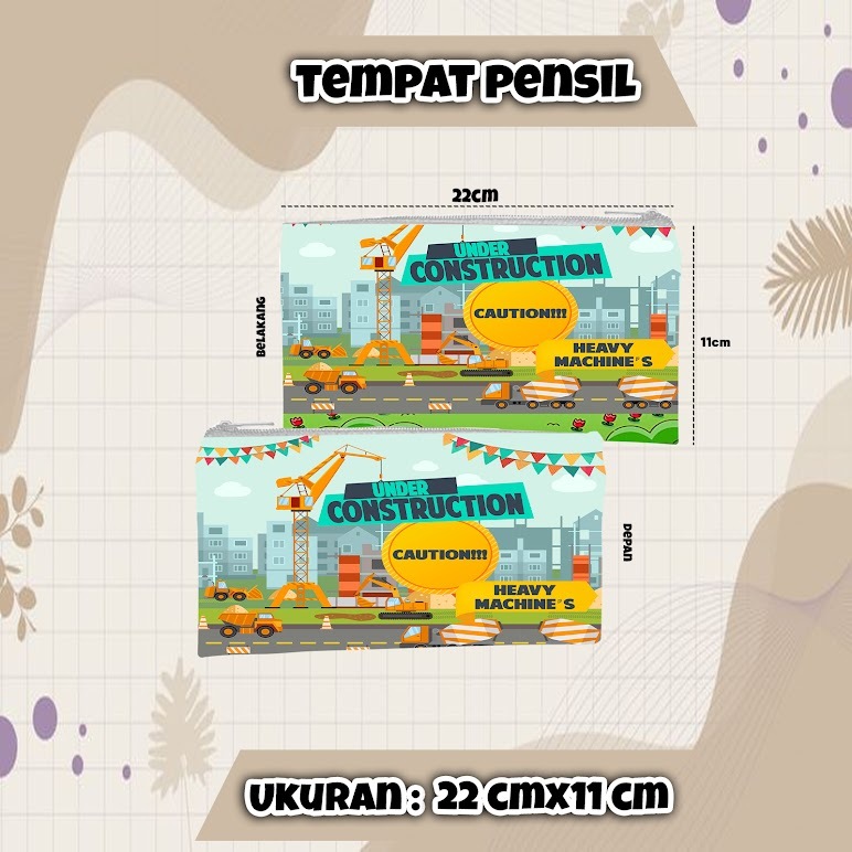 

Tempat Pensil EXCAVATOR 01 Pencil Case Dompet Kostak